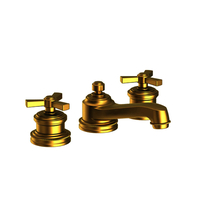  Miro 8'' Widespread Bathroom Faucet - Satin Brass - PVD