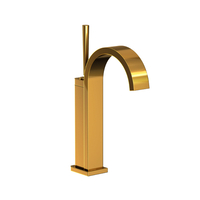  Secant Single Hole Bathroom Faucet - Forever Brass - PVD