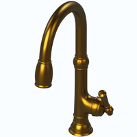  Jacobean Pull-Out Spray Kitchen Faucet - Satin Gold
