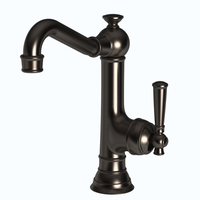  Jacobean Single-Hole Bar Faucet - Stainless Steel - PVD