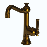  Jacobean Single-Hole Bar Faucet - Satin Gold