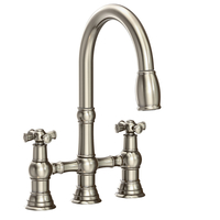  Jacobean Pull-Out Spray Kitchen Faucet - Antique Nickel