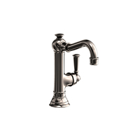  Jacobean Single Hole Bathroom Faucet - Polished Nickel - Natural