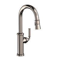  Taft Pull-Out Spray Kitchen Faucet - Polished Nickel - Natural