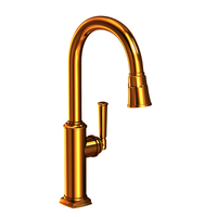  Zemora Pull-Out Spray Kitchen Faucet - Aged Brass