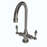  Annabella Single-Hole Bar Faucet - Stainless Steel - PVD