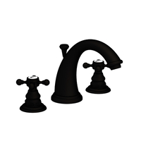  Alveston 8'' Widespread Bathroom Faucet - Flat Black