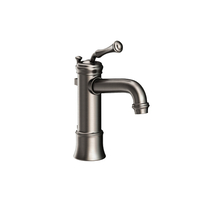  Astor Single Hole Bathroom Faucet - Stainless Steel - PVD
