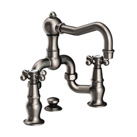  Chesterfield 8'' Widespread Bathroom Faucet - Stainless Steel - PVD