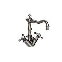  Chesterfield Single Hole Bathroom Faucet - Stainless Steel - PVD