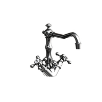  Chesterfield Single Hole Bathroom Faucet - Polished Chrome