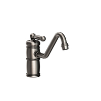  Nadya Single Handle Kitchen Faucet - Stainless Steel - PVD