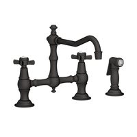  Fairfield Two-Handle Kitchen Faucet - Flat Black