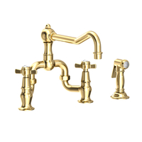  Fairfield Two-Handle Kitchen Faucet - Forever Brass - PVD