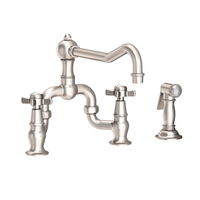  Fairfield Two-Handle Kitchen Faucet - Satin Nickel