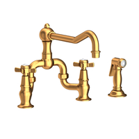  Fairfield Two-Handle Kitchen Faucet - Satin Gold