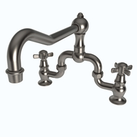  Fairfield Two-Handle Kitchen Faucet - Stainless Steel - PVD