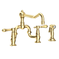 Two Handle Kitchen Faucet 3 Hole