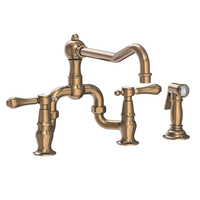  Chesterfield Two-Handle Kitchen Faucet - Antique Brass