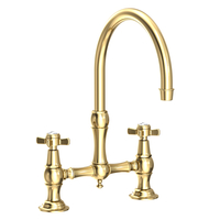  Fairfield Two-Handle Kitchen Faucet - Forever Brass - PVD