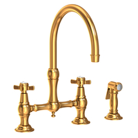 Two Handle Kitchen Faucet 8'' Center