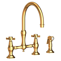  Fairfield Two-Handle Kitchen Faucet - Polished Gold - PVD