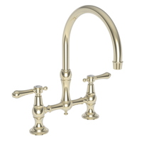 Two Handle Kitchen Faucet 8'' Center