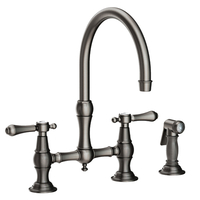  Chesterfield Two-Handle Kitchen Faucet - Stainless Steel - PVD