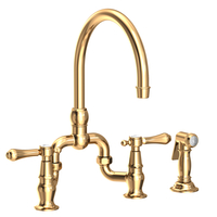 Two Handle Kitchen Faucet 8'' Center