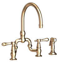 Two Handle Kitchen Faucet 8'' Center