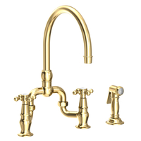 Two Handle Kitchen Faucet 8'' Center