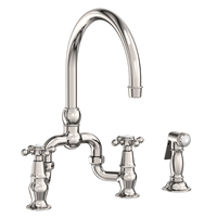 Two Handle Kitchen Faucet 8'' Center