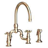 Two Handle Kitchen Faucet 8'' Center