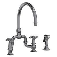 Two Handle Kitchen Faucet 8'' Center