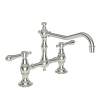  Chesterfield Two-Handle Kitchen Faucet - Polished Nickel - Natural