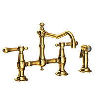 Two Handle Kitchen Faucet 8'' Center