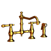 Two Handle Kitchen Faucet 8'' Center