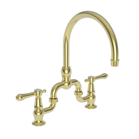 Two Handle Kitchen Faucet 8'' Center