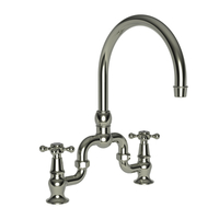 Two Handle Kitchen Faucet 8'' Center