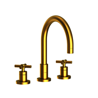  East Linear Two-Handle Kitchen Faucet - Satin Brass - PVD