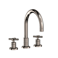  East Linear Two-Handle Kitchen Faucet - Polished Nickel - Natural