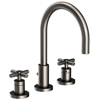  East Linear 8'' Widespread Bathroom Faucet - Stainless Steel - PVD
