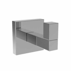 N2020-1650/15A Cube 2 Robe Hook Bathroom Accessory - Antique Nickel N2020-1650/15A Cube 2 Robe Hook Bathroom Accessory - Antique Nickel