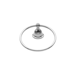 N22-09/65 Alexandria Towel Ring Bathroom Accessory - Biscuit