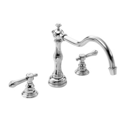 N3-1036/14 Chesterfield Tub Faucet Trim Trim Kit - Gun Metal