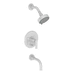Newport Brass N3-2972BP/50 White Tub & Shower Faucet Trim Kit