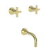 Newport Brass N3-2985/01 Forever Brass - PVD Tub Faucet Trim Kit