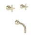 Newport Brass N3-2985/24A French Gold - PVD Tub Faucet Trim Kit