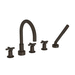 Newport Brass N3-2987/08W Weathered Copper - Living Tub Faucet Trim Kit
