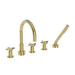 Newport Brass N3-2987/24 Polished Gold - PVD Tub Faucet Trim Kit
